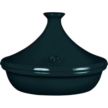 Emile Henry 27 см тъмнозелен керамичен тажин emile henry
