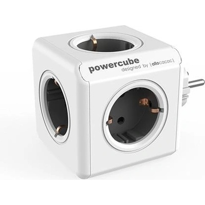 allocacoc PowerCube Оригинално разпределение на захранването в бяло-сиво (1100GY/DEORPC) (1100GY/DEORPC)