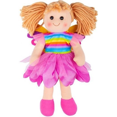 Bigjigs Toys Мека кукла Bigjigs - Клоуи, 30 cm (BJD055)