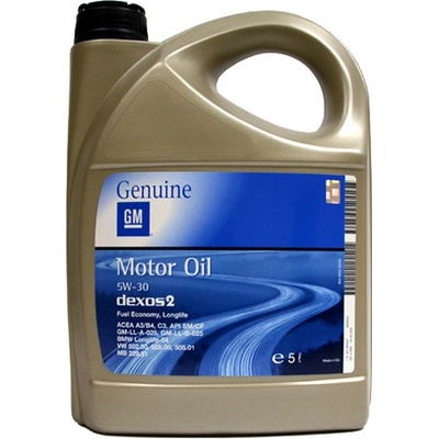 GM Motor Oil Dexos 2 5W-30 5 l – Zbozi.Blesk.cz