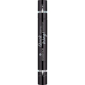 Essence Quick Wing! očné linky a pečiatka 01 Black 3,5 ml