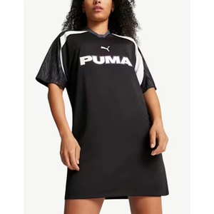 PUMA Football Jersey Dress Black / White - magazinko