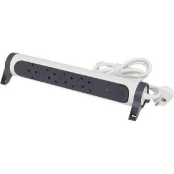 Image 1 of Legrand РАЗКЛОНИТЕЛ 4х ШУКО КАБЕЛ 1, 5м С ЗАЩИТА legrand - БЯЛ/СИВ (lg-694507)