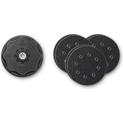 Fein Starlock Plus Sada brusných talířů, ø 115 mm, zrnitost 60/80/180, 7 ks 63806195210