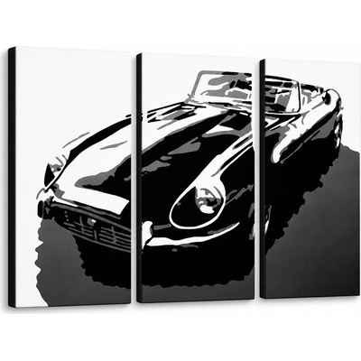 Ručne maľovaný POP Art obraz JAGUAR - 90x60 cm