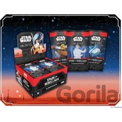 Fantasy Flight Games Star Wars: Unlimited Spark of Rebellion Booster Box Display