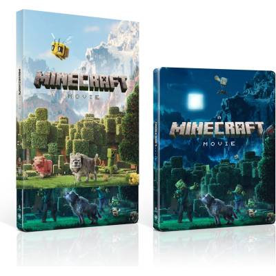 MagicBox Minecraft film (Steelbook - Night Scene s plastovým rukávem) - 2Blu-ray (4K Ultra HD + Blu-ray) (083422)