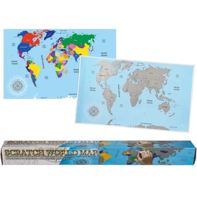 ШантавоЕ Скреч карта на света за истински пътешественици