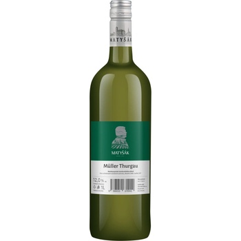 Matyšák Müller Thurgau 2018 12% 1 l (čistá fľaša)