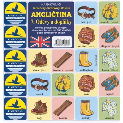 Najdi dvojici - Angličtina - 7. Oděvy a doplňky - Lucie Hlavatá