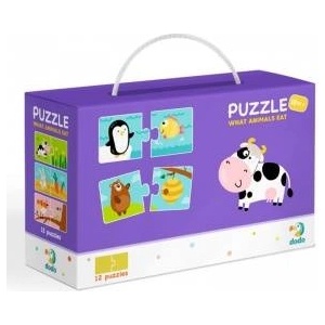 Dodot Puzzle 12x2 What do animals eat?