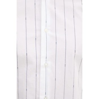 BOSS Orange Памучна риза BOSS Orange мъжка в бяло с кройка по тялото с класическа яка 50537372 (50537372)