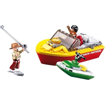 Sluban B0671 Záchranný čln a rybár