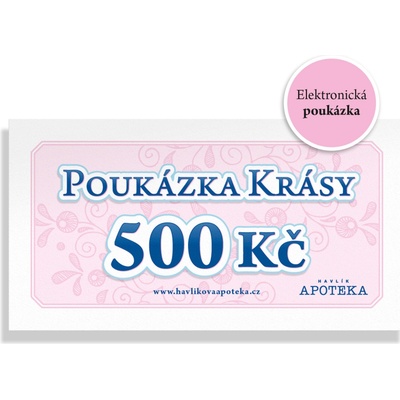 Havlíkova apotéka Elektronická poukázka 500 Kč
