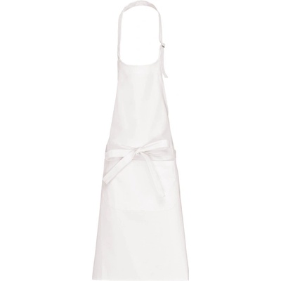 Kariban Zástěra Kariban K8005 COT20800500199-white Bílá