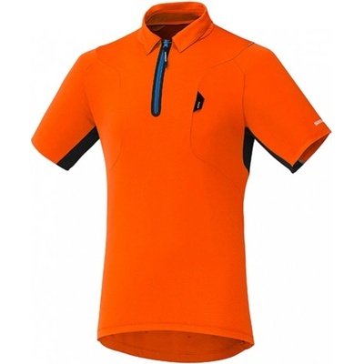 Shimano Polo Shirt oranžový pánský