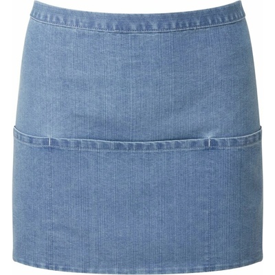 Premier PR 155 Krátka zástera do pása s vreckom blue denim