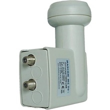 Mascom MCT01 UHD Twin LNB 0.1dB 40mm