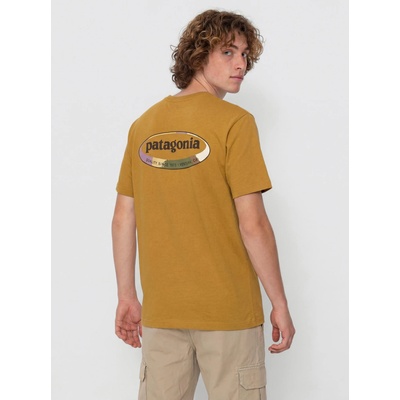 Patagonia 95 Oval Logo bobcat brown/sunshine