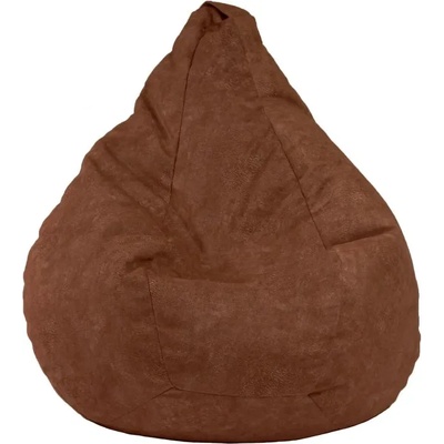 Pufrelax Пуф круша за деца 4-14 г. , 160л. , Nirvana Light - Terra, Перящ се калъф, Пълнеж от Полистиролни перли, Гама Premium