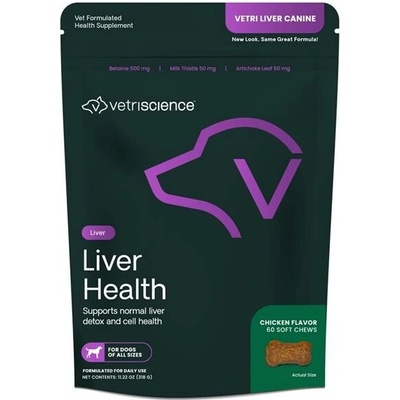 Vetri-Liver Canine podpora jater 60 ks 318 g