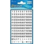 Avery Zweckform Stickers black numbers on white background - 5mm