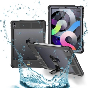 SHELLBOX Калъф за iPad Air 4 (2020) / Air 5 (2022) - ShellBox Waterproof IP68 - Черен