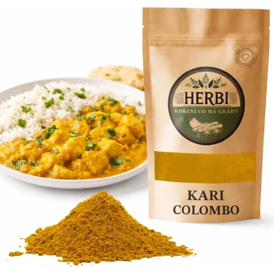 Herbi Kari Colombo – jemné nepálivé kari korenie vhodné aj pre deti 1 kg