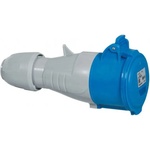 Legrand КУПЛУНГ ip44 3p+n+e, 32a 220/250v legrand - СИВ/СИН (3245065552140)
