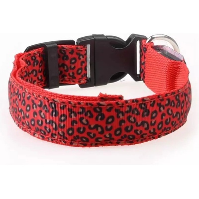 Surtep Animals LED Obojek pro psa Leopard