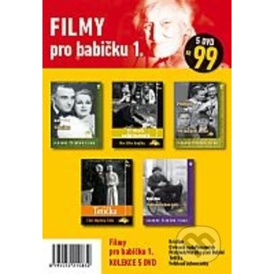 Filmy pro babičku 1. - 5 DVD pošetka