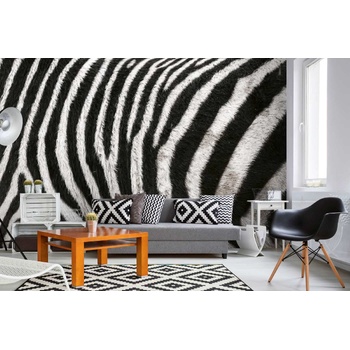 DIMEX ART s. r. o Самозалепваща се флизелинова фототапета зеброва текстура 375 x 250 см