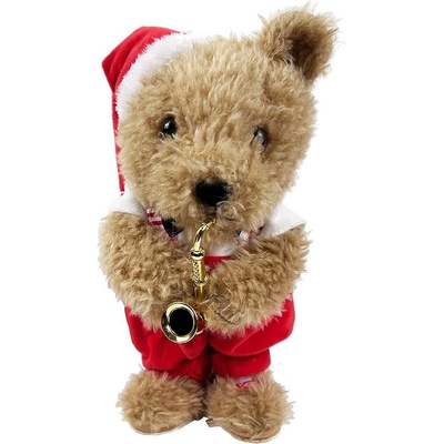 Raya Toys Танцуващо и пеещо плюшено мече Raya Toys - Коледно, 41 cm, кафяво (502124090)