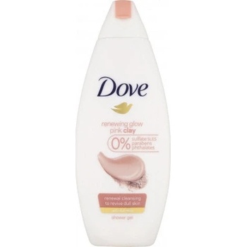 Dove Renewing Glow Pink Clay sprchový gel 250 ml