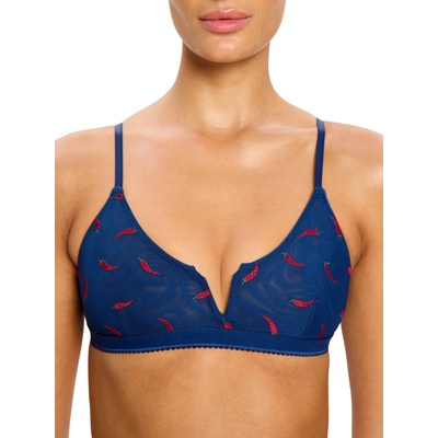 Modibodi lntimates V Day V-Bralette Navy Chilli