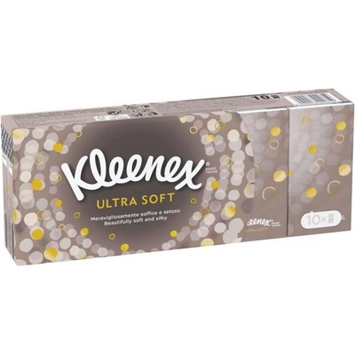 KLEENEX Papierové vreckovky 4-vrstvové Ultra Soft Mini 10 x 7 ks