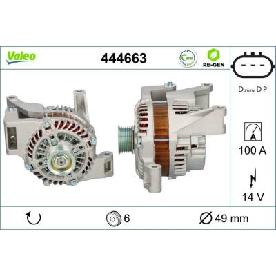 Alternátor VALEO 444663
