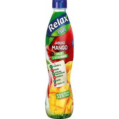 Relax Plus Sirup Jablko mango 0,7 l