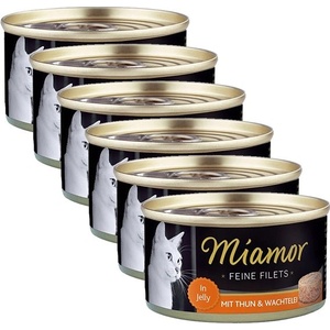 Miamor Консерва Miamor Filet тонзик и пъдпъдъчи яйца 6 x 100 г