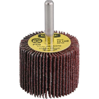 EXTOL PREMIUM 8803371 pr. 40x30x6mm P60 lamelový stopkový kotouč brusný smirkový