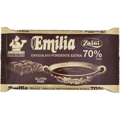 Zaini horká čokoláda 70% blok bezlepková 400 g