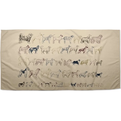 Sablio Uterák Psie plemená 50 x 100 cm