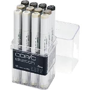 Copic Sketch Пълнител за писалка Warm Grey 12 бр (65.2904)