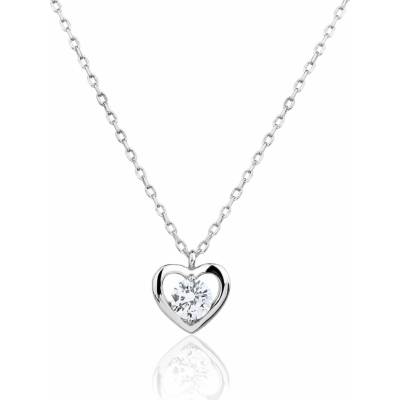 JAN KOS JEWELLERY stříbrný náhrdelník klasický MHT-7979/SW42-45 (Ag 925/1000, 2 g)