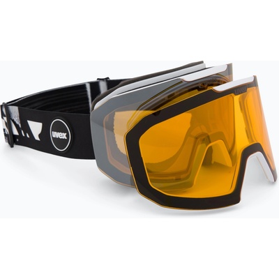 uvex Предпазни ски очила UVEX Evidnt Attract + case white matt/mirror silver yellow clear