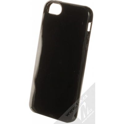 Pouzdro 1Mcz Jelly TPU ochranné Apple iPhone 5, iPhone 5S, iPhone SE černé – Zbozi.Blesk.cz
