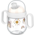 Mepal Бежова  ластмасова детска чаша 200 ml Sunshine & Rainbow - Mepal (108017065245)
