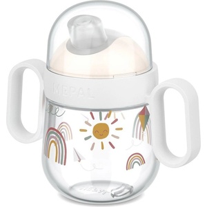 Mepal Бежова пластмасова детска чаша 200 ml Sunshine & Rainbow - Mepal (108017065245)