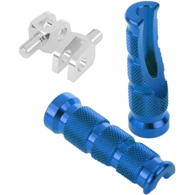 Bike It Replacement Ducati Tapered Footpegs (Rider - Blue) FRTDF01BU