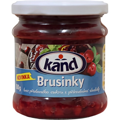 Kand Brusinky bez přidaného cukru 180 g